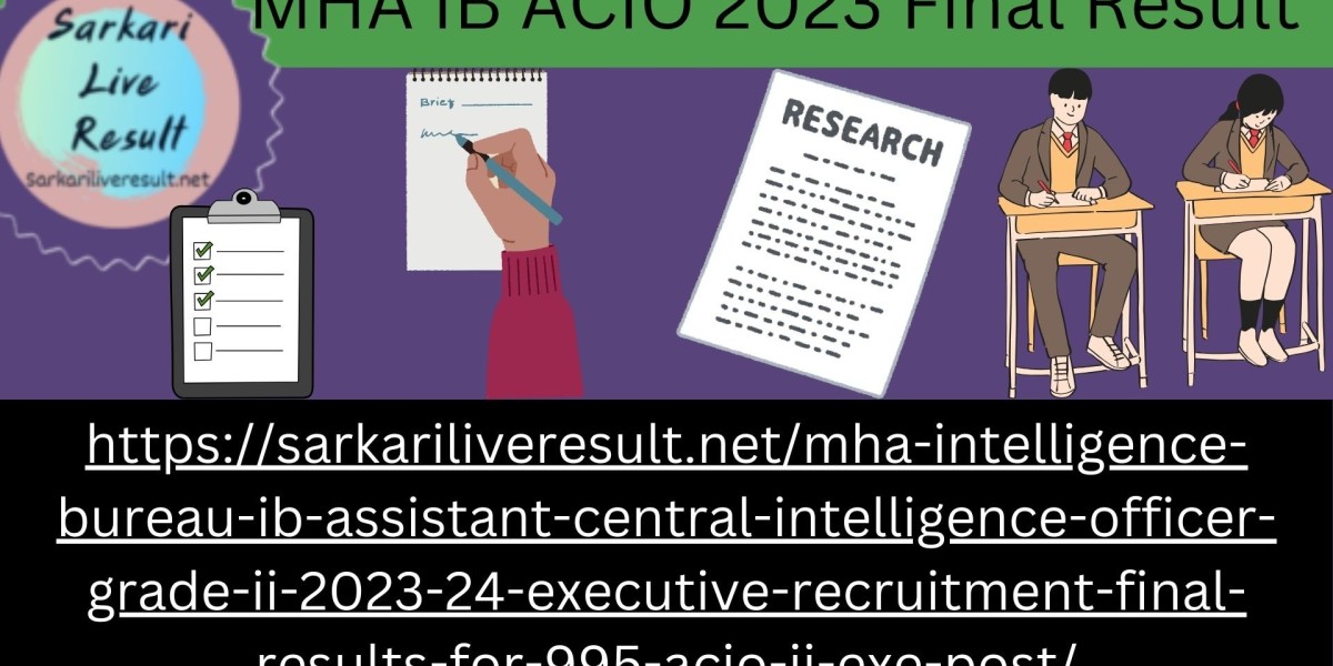 1. MHA IB ACIO 2023 Final Result: What to Expect